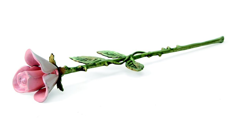 Pink Rose Stem Keepsake 