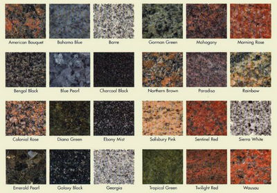 Granite Colour Choices